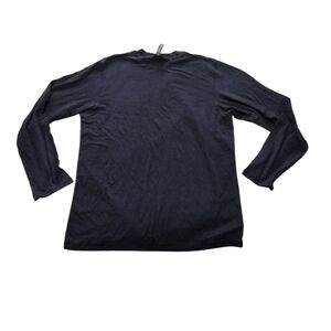 Skims Boyfriend SLEEVE T SHIRT Top Shirt Onyx Black Small NWT